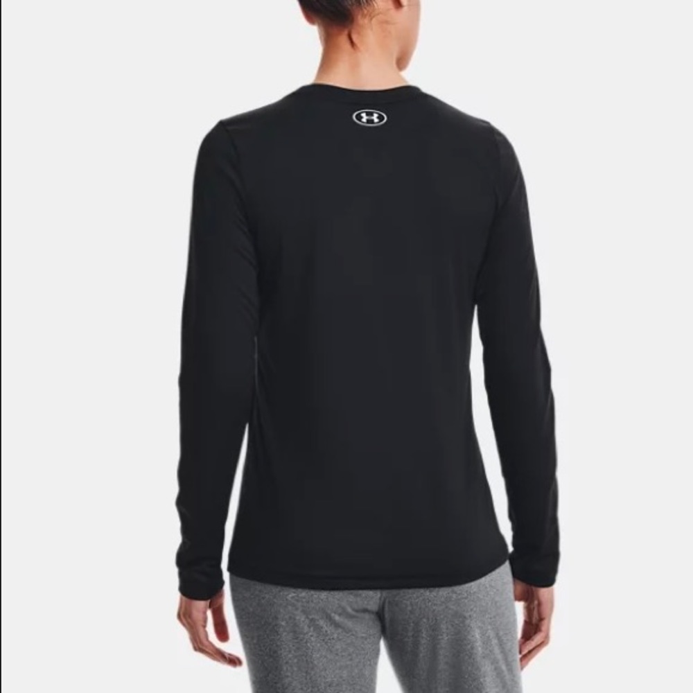 Boyfriend Fit Under Armour Long Sleeve T-Shirt Black